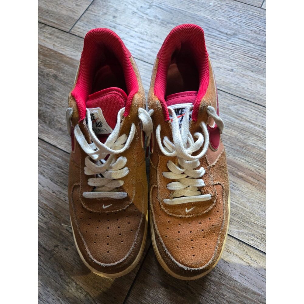 Nike Air Force 1 Low 07 LV8 Team Orange Men’s Size 9 718152-206 Tawny Red